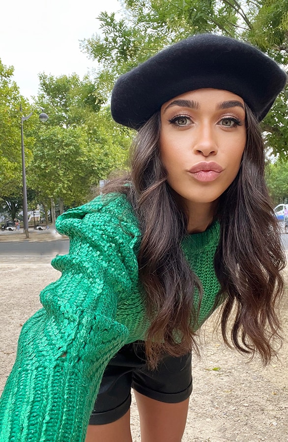 Gebreide Trui Metallic Bright Green – shoparchief