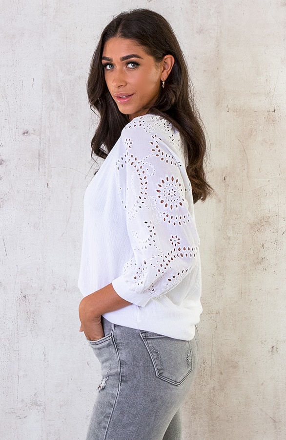 Marant Embroidery Blouse Ecru – shoparchief, foto 3
