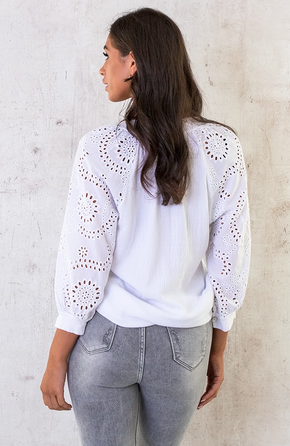 Marant Embroidery Blouse Ecru – shoparchief, foto 4