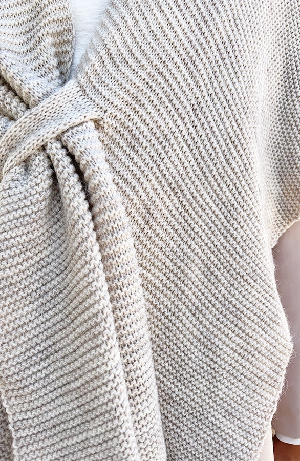 Overslag Poncho Beige – shoparchief, foto 6