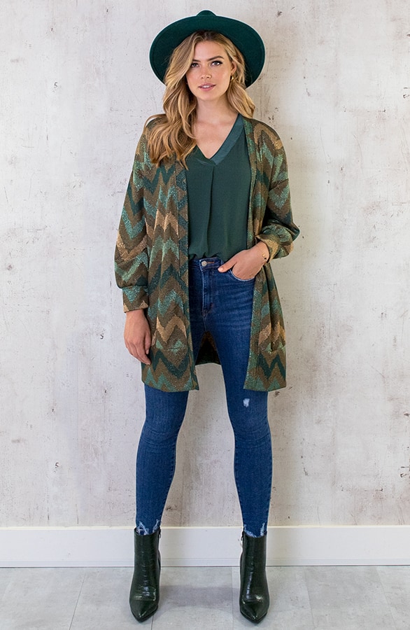 Enkellaarzen Croco Smaragdgroen – shoparchief, foto 5