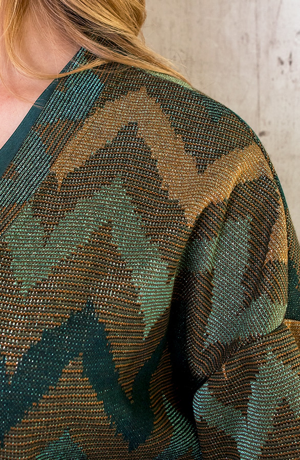 Print Lurex Vest Smaragd – shoparchief, foto 6