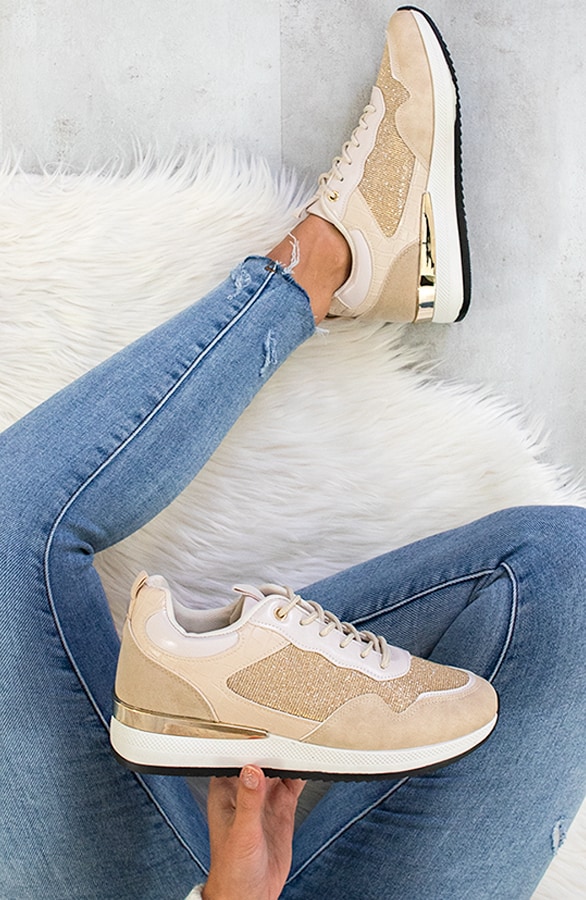 Sneakers Croco Favorite Beige 2.0 – shoparchief