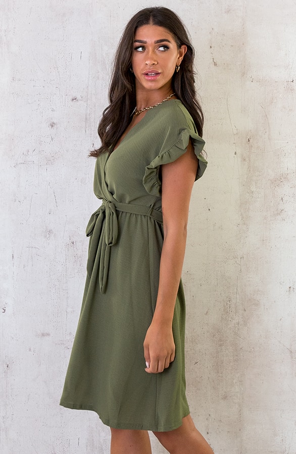 St. Tropez Jurk Legergroen 2.0 – shoparchief, foto 3