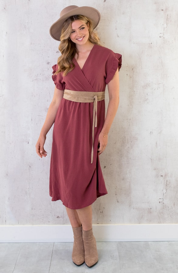 St. Tropez Jurk Midi Dust Roze 2.0 – shoparchief, foto 2