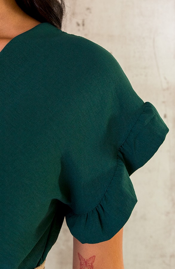 St. Tropez Jurk Midi Smaragdgroen 2.0 – shoparchief, foto 5