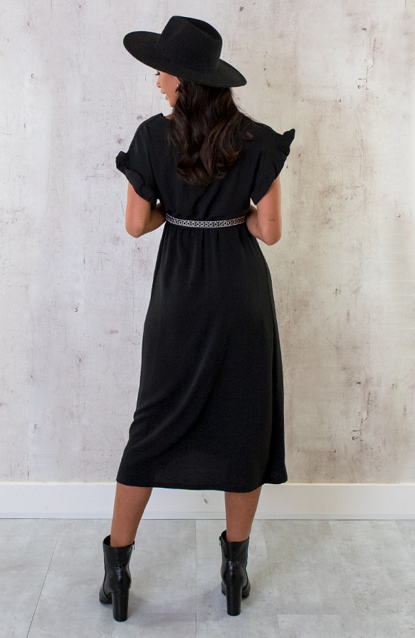 St. Tropez Jurk Midi Zwart 2.0 – shoparchief, foto 5