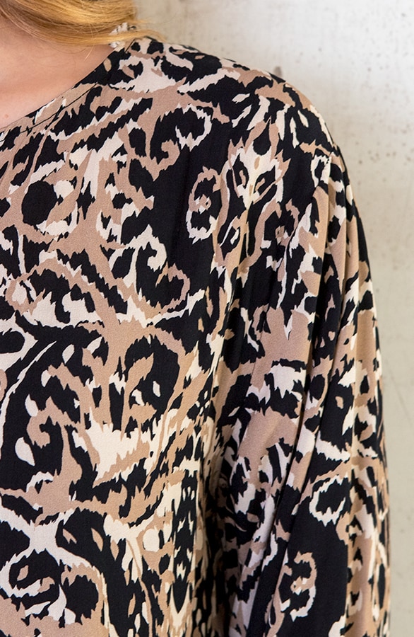 Tuniek Print Zwart Beige – shoparchief, foto 6