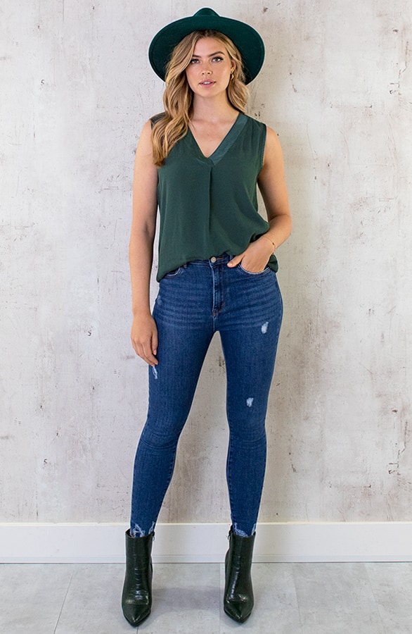 Viscose Marant Lulu Top Smaragd – shoparchief, foto 6