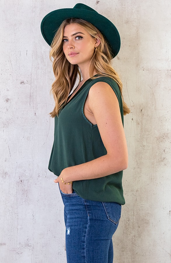 Viscose Marant Lulu Top Smaragd – shoparchief, foto 3