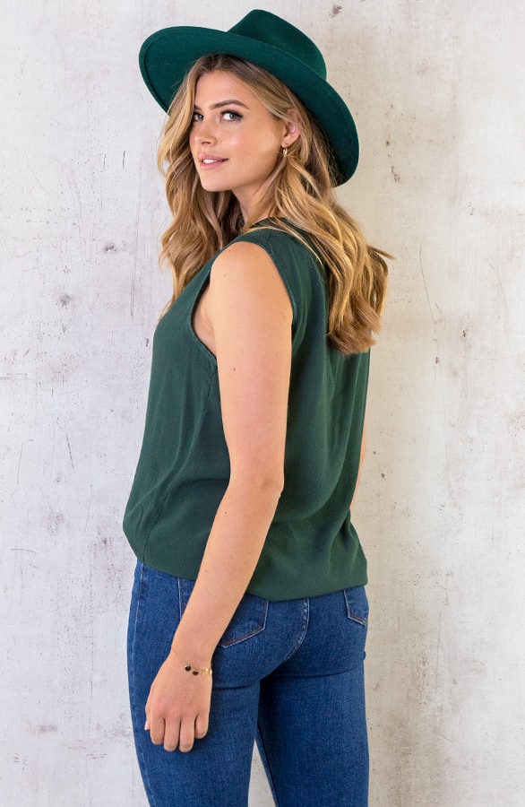 Viscose Marant Lulu Top Smaragd – shoparchief, foto 4