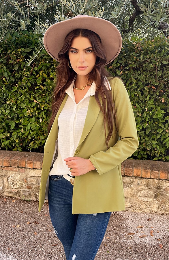Classic Blazer Olive – shoparchief, foto 2