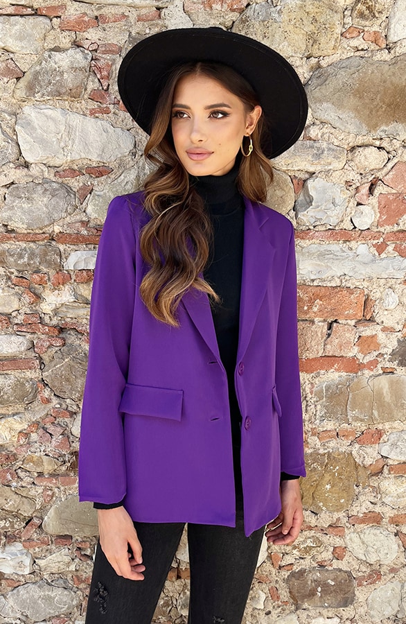 Classic Blazer Purple – shoparchief