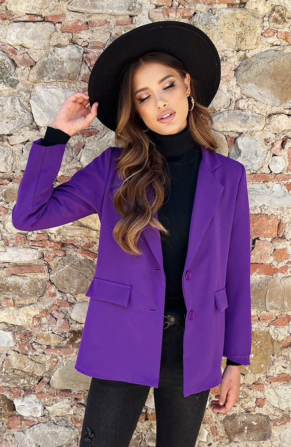 Classic Blazer Purple – shoparchief, foto 3