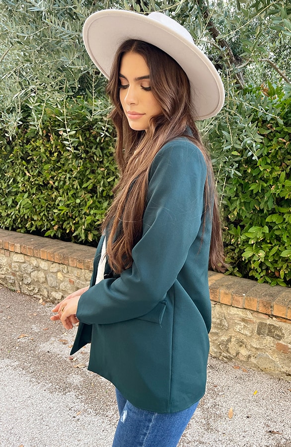 Classic Blazer Smaragd – shoparchief, foto 4