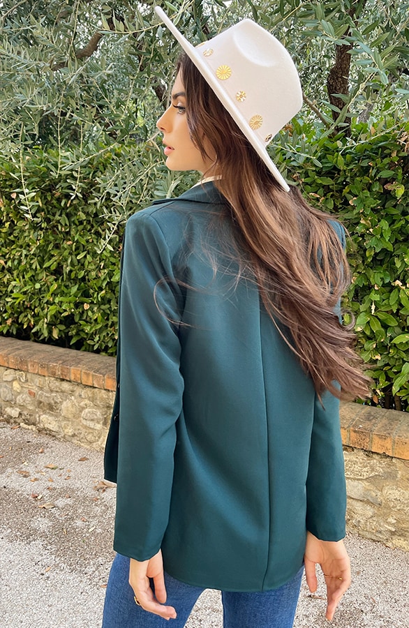 Classic Blazer Smaragd – shoparchief, foto 5