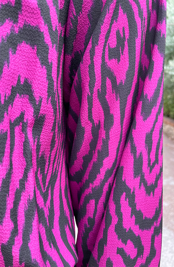 Col Blouse Zebra Magenta – shoparchief, foto 13
