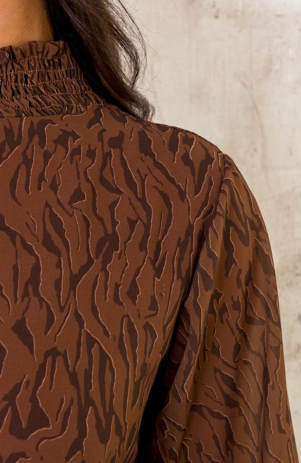 Col Jurk Zebra Choco – shoparchief, foto 4