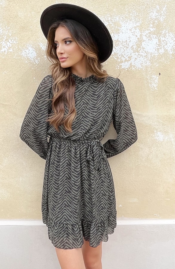 Exclusive Print Dress Army – shoparchief, foto 8