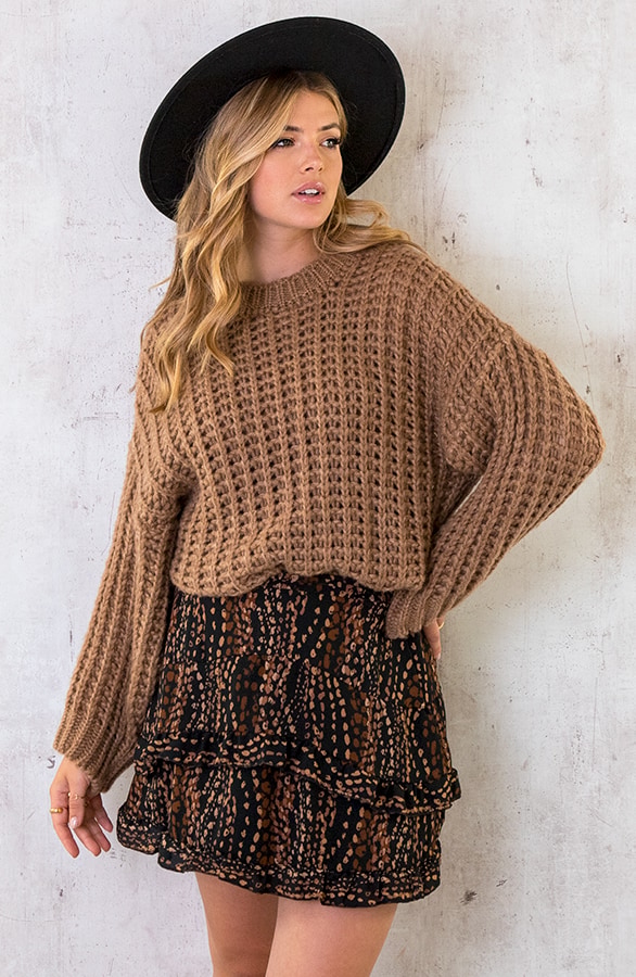 Laagjes Rok Dots Print Choco – shoparchief, foto 12