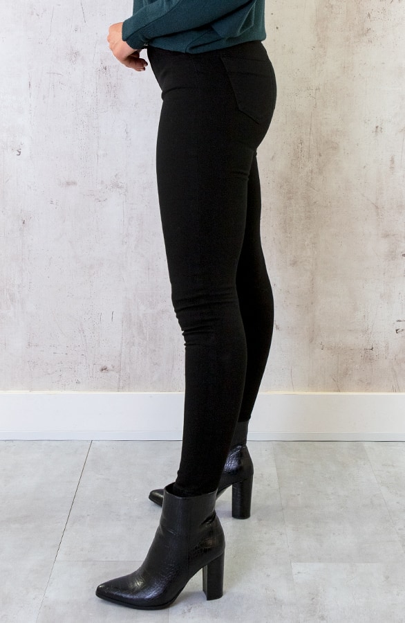 Skinny Jeans High Waist Zwart – spijkerbroeken, foto 3