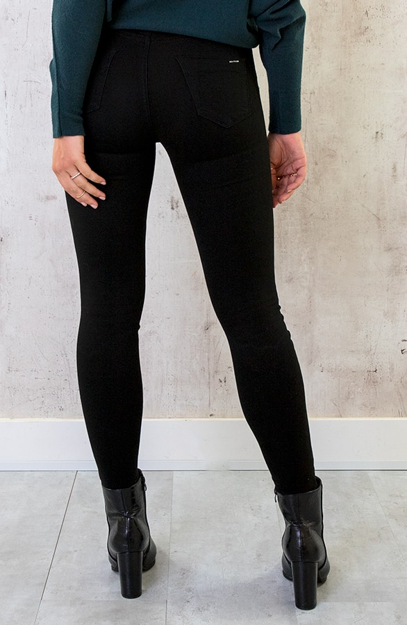 Skinny Jeans High Waist Zwart – spijkerbroeken, foto 4