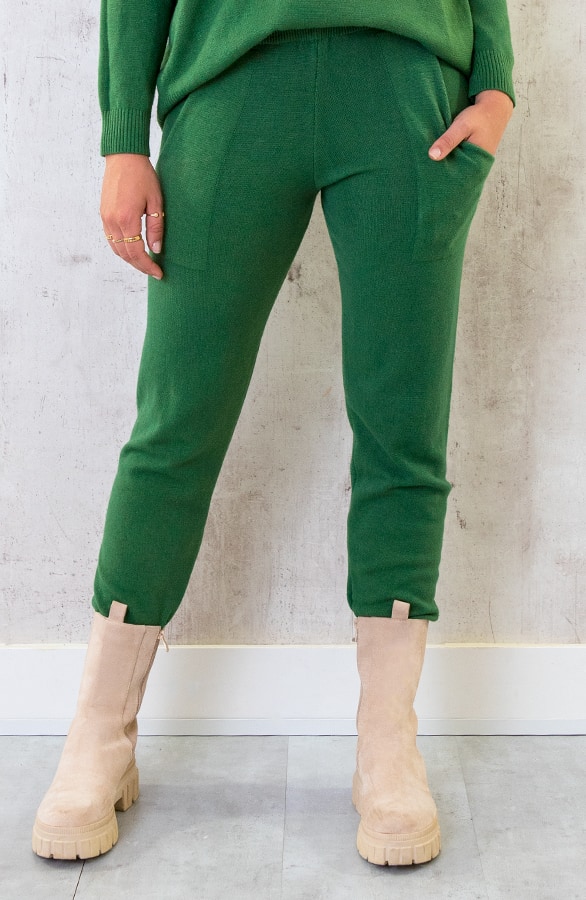 Joggingbroek Met Zakken Groen – shoparchief