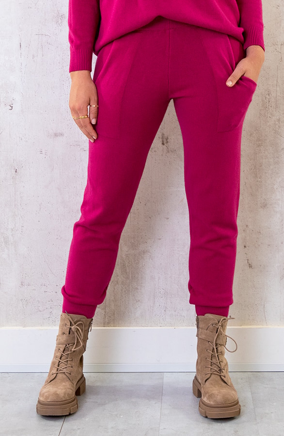 Joggingbroek Met Zakken Magenta – shoparchief