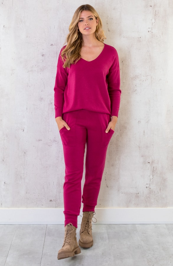 Joggingbroek Met Zakken Magenta – shoparchief, foto 5