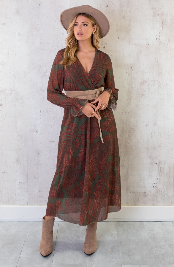 Maxi Jurk Leaves Army – shoparchief, foto 4