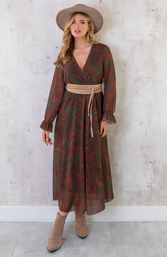 Maxi Jurk Leaves Army – shoparchief, foto 2
