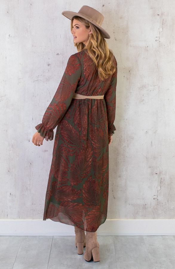 Maxi Jurk Leaves Army – shoparchief, foto 8