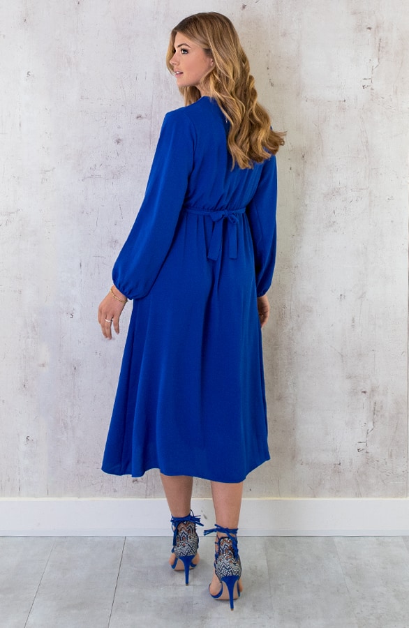Midi Pocket Dress Kobalt – shoparchief, foto 8