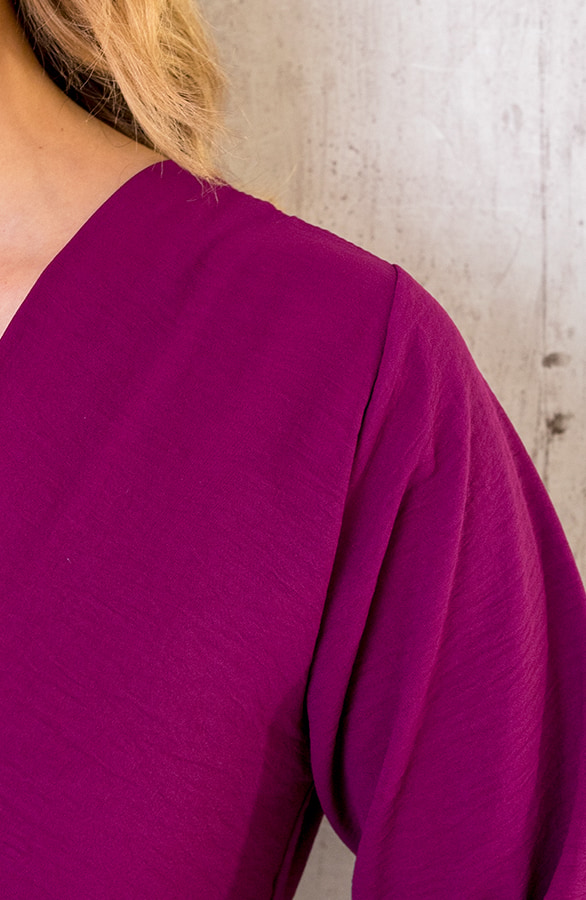 Midi Pocket Dress Magenta – shoparchief, foto 11
