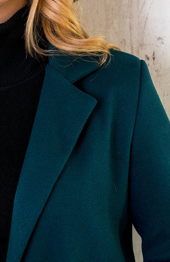 Midi Trenchcoat Smaragd – shoparchief, foto 5