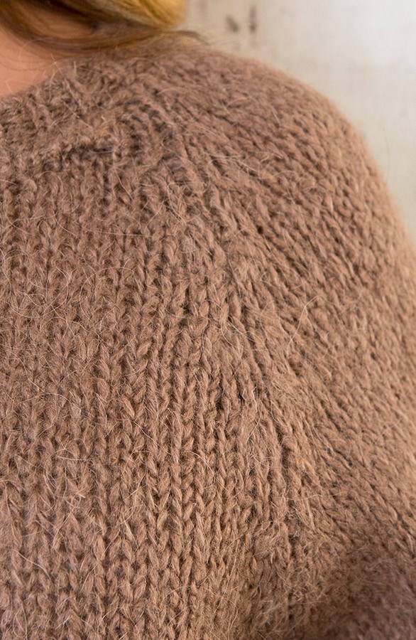 Oversized Gebreide Trui Taupe – shoparchief, foto 7