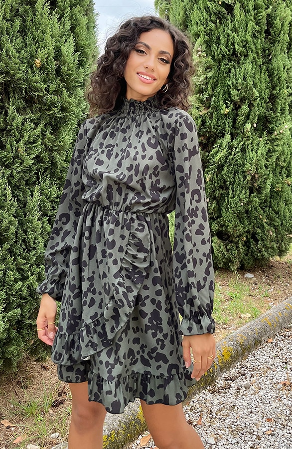 Overslag Col Jurk Leopard Army – shoparchief, foto 2