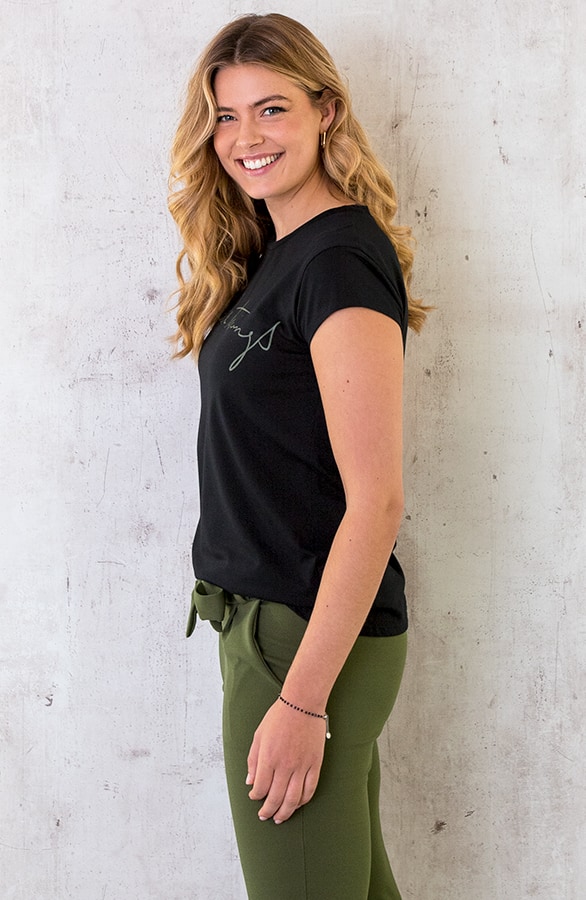Simple Things Top Zwart Groen – shoparchief, foto 3