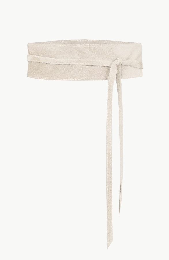 Suede Wikkelriem Light Beige – alle accessoires
