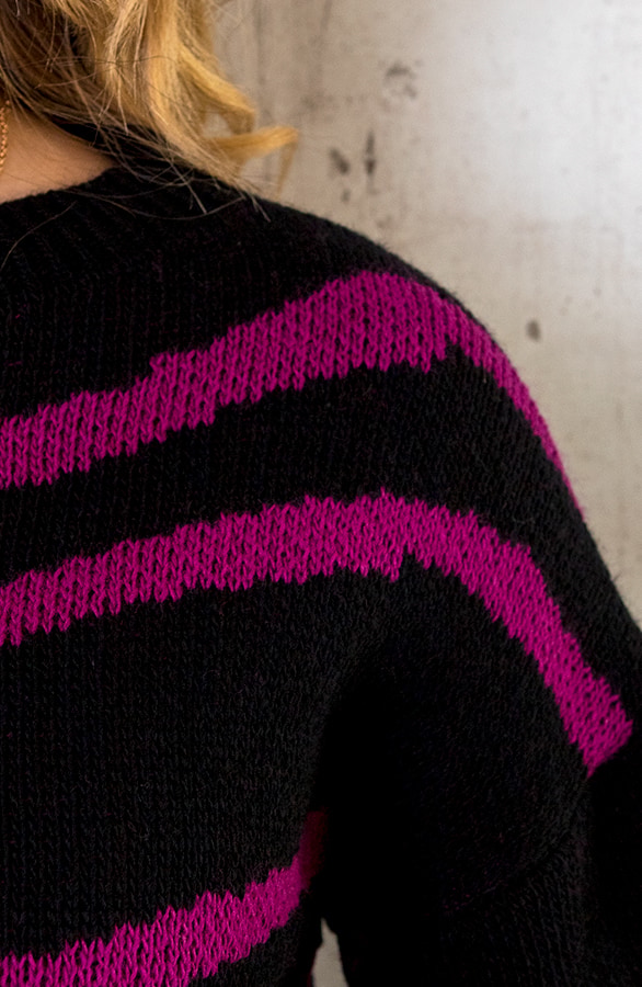 Zebra Trui Magenta – shoparchief, foto 8