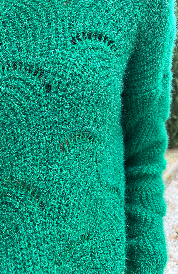 Soft Trui Pattern Bright Green – shoparchief, foto 9