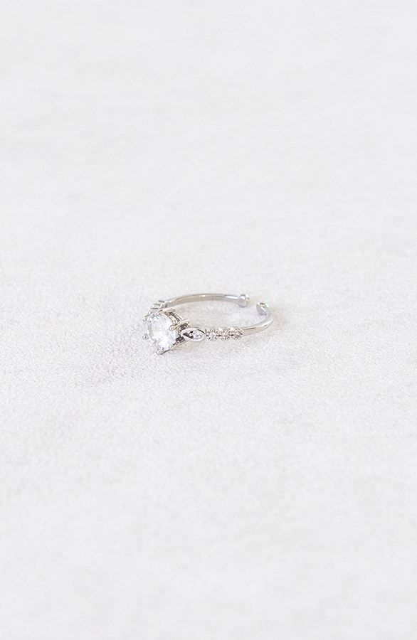Bright Stone Ring Silver – shoparchief, foto 2
