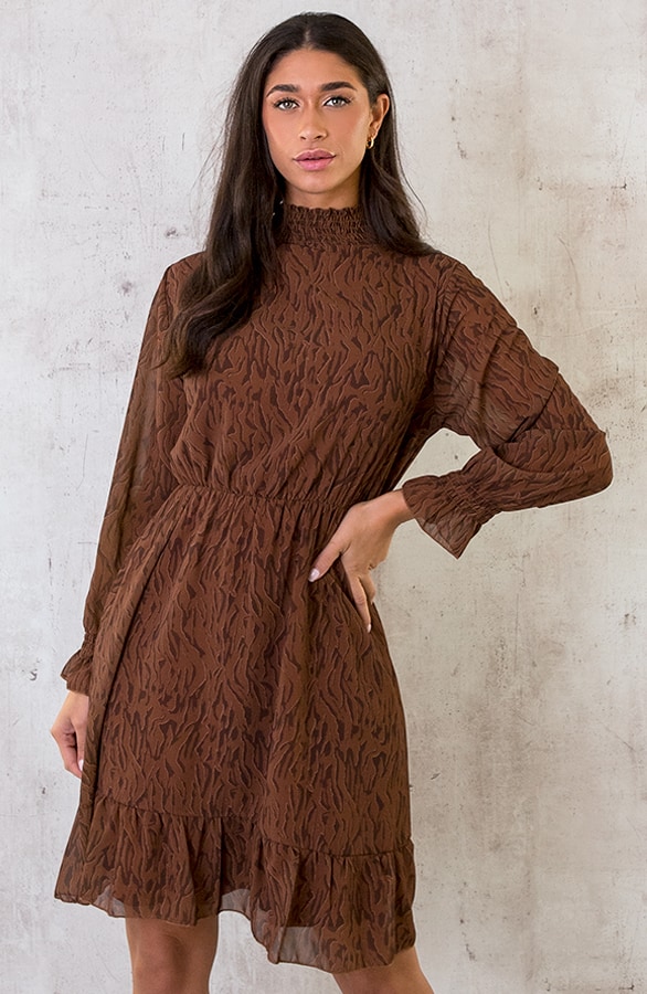 Col Jurk Zebra Choco – shoparchief
