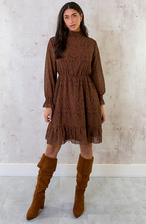 Col Jurk Zebra Choco – shoparchief, foto 5