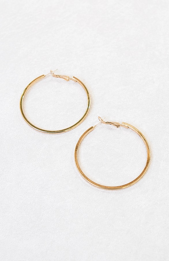 Creolen Ohrringe Massiv Gold, Shoparchiv