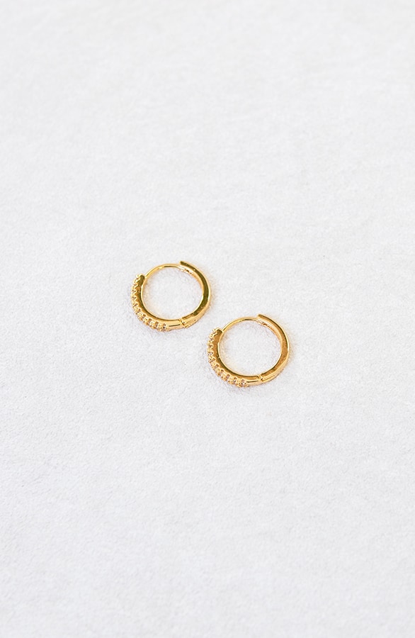 Diamanten Creolen Klein Goud – shoparchief, foto 2