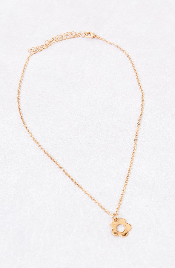 Flower Open Ketting Goud – shoparchief, foto 2
