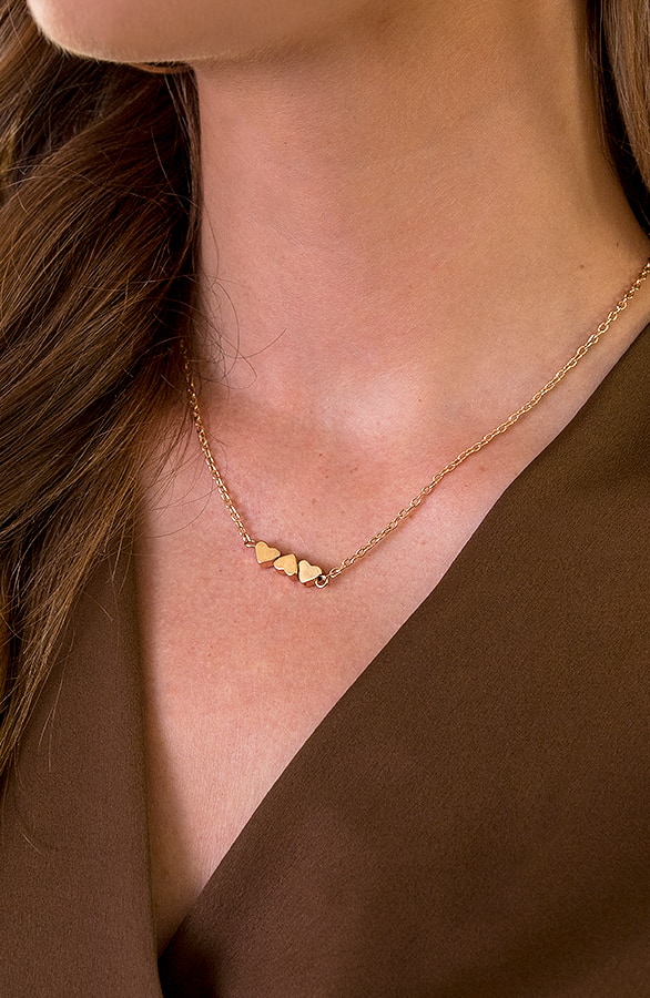 Hartjes 3 Ketting Koper Goud – shoparchief