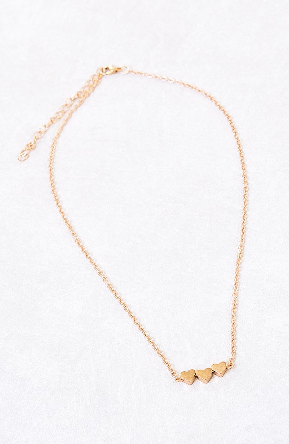 Hartjes 3 Ketting Koper Goud – shoparchief, foto 2