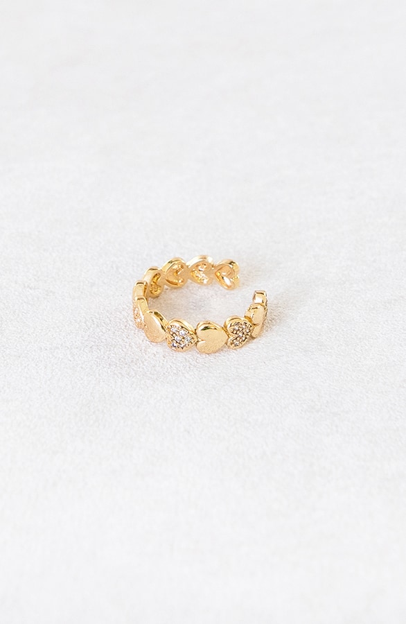 Hartjes Ring Metaal Goud – shoparchief